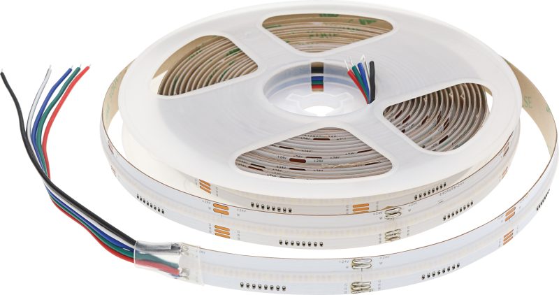 Optonica LED COB Strip RGB+6000K 24V 12W/m 640LED/m 5m/Roll