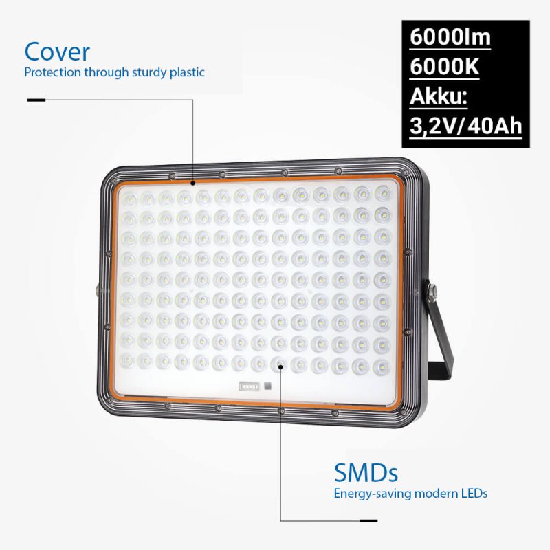 Optonica LED Solar Floodlight