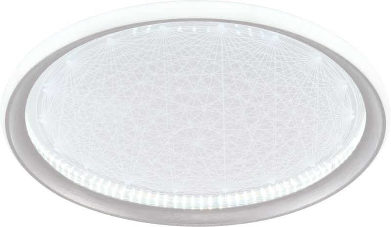 Optonica LED Ceiling Lamp CCT 42W Silver+CR Dimmable + Remote Control