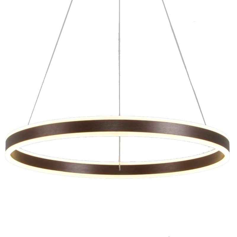 Optonica LED Pendelleuchte 60W Sand Schwarz