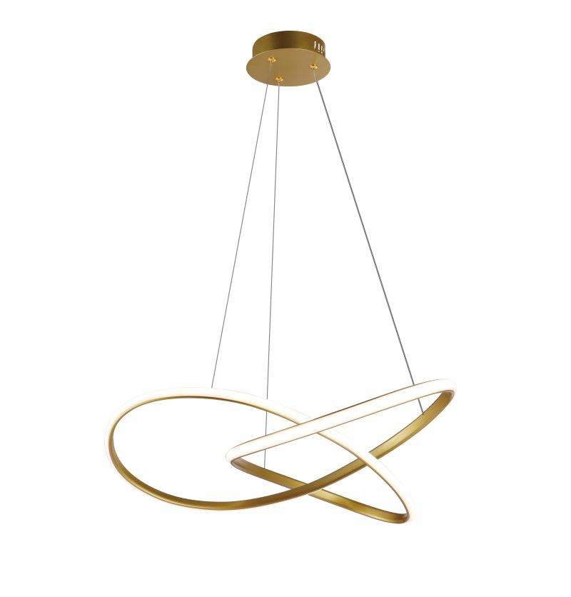 Optonica LED Pendant Lamp 30W Satin Gold