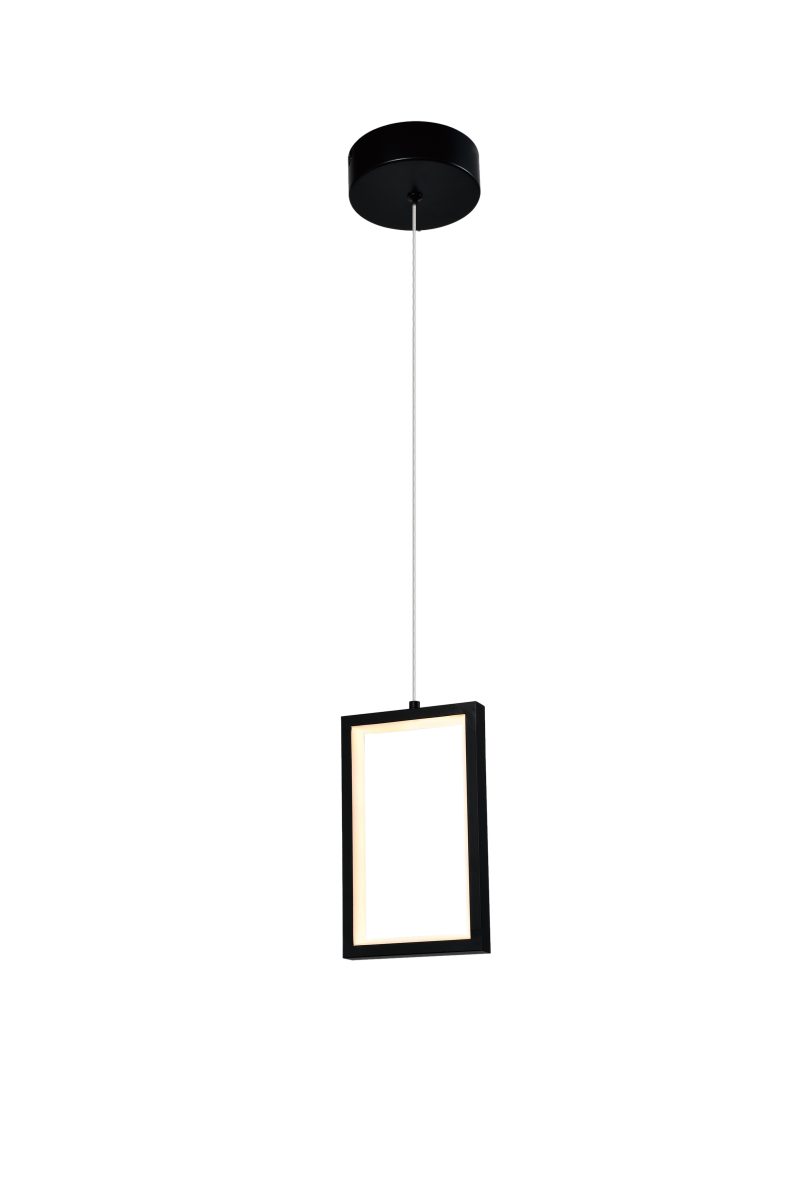 Optonica LED Pendelleuchte 4W Sand Schwarz