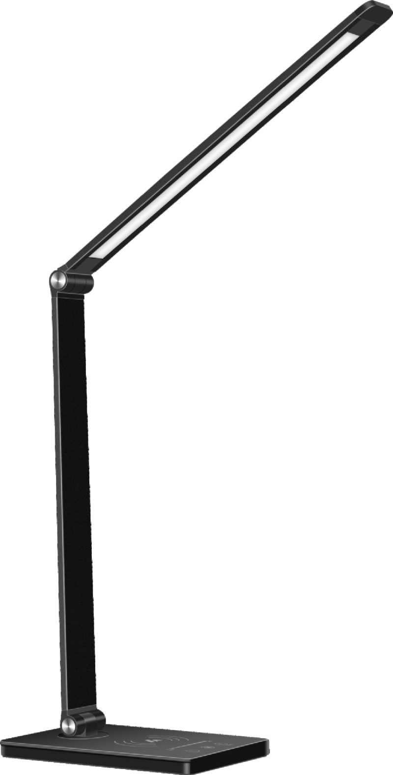 Optonica Schreibtischlampe Wireless Charging Schwarz CCT 5W
