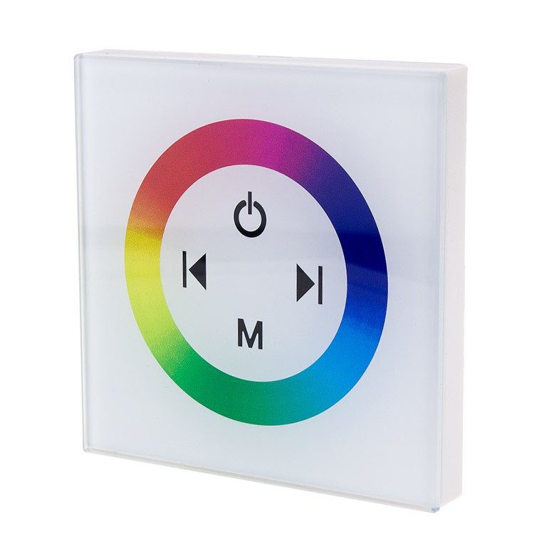 Optonica LED RGB Sensor Dimmer Wall Mountable White