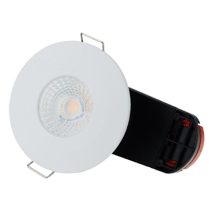 Optonica LED Fire Rated Fixture Interchangeable Bezel