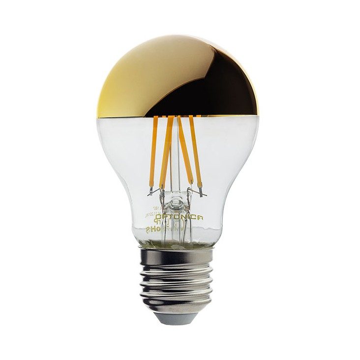 Optonica LED Bulb A60 Half Golden Glass