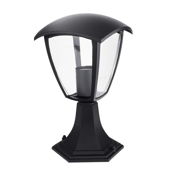 Optonica Stand Lamp Matt Black 1xE27