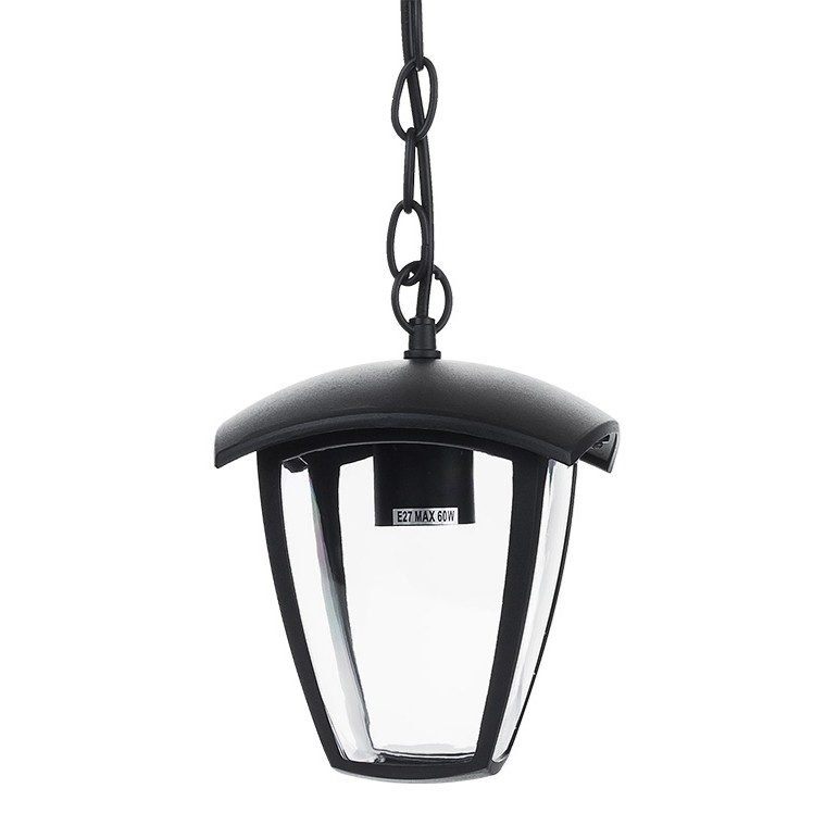 Optonica Ceiling Lamp Matt Black 1xE27
