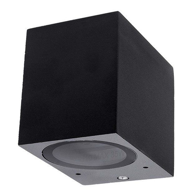 Optonica WALL LAMP ALUMINIUM BLACK BODY GU10 SOCKET