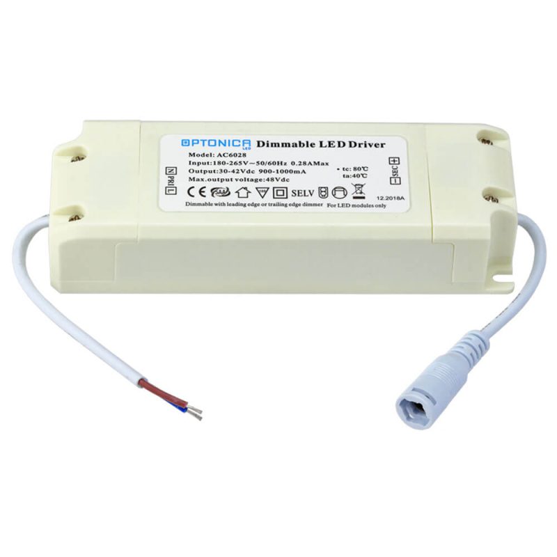 Optonica Dimmable Driver For LED Panel - 45W 1000 MA