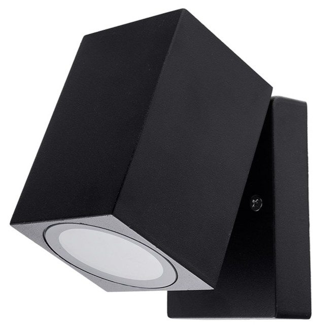 Optonica Wandlamp Black Body GU10 Socket Aluminium