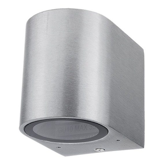 Optonica Applique Corpo in Alluminio Lucido Socket GU10