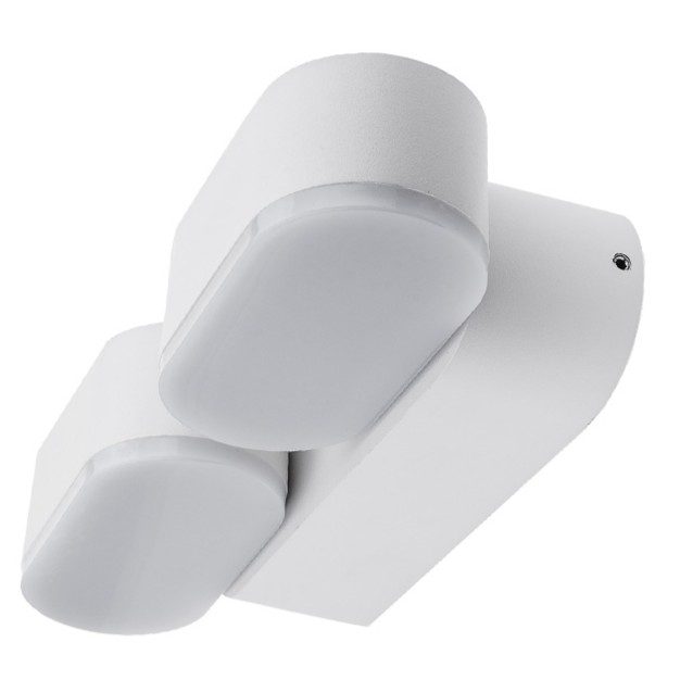 Optonica LED Wall Light Epistar 2x6W White Body Rotatable