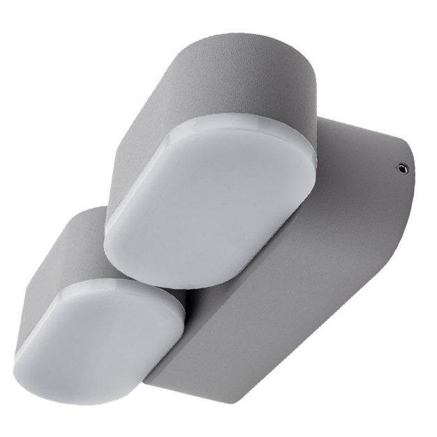 Optonica LED Wall Light Epistar 2x6W Grey Body Rotatable