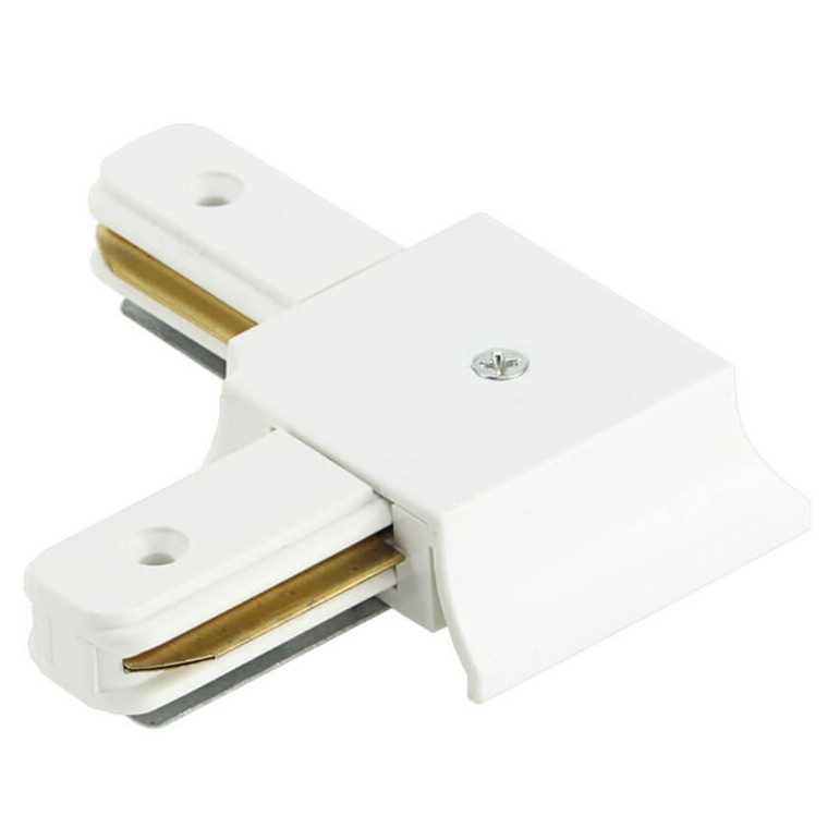 Optonica Connector For Track System Angle White