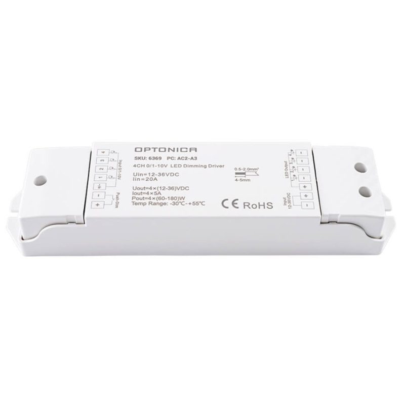 Optonica DIMMING DRIVER L4-L 12-36VDC 5A*4CH