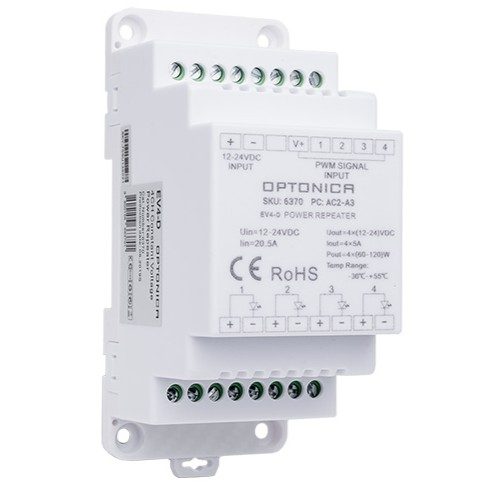 Optonica POWER REPEATER EV4-D 12-24VDC 5A*4CH