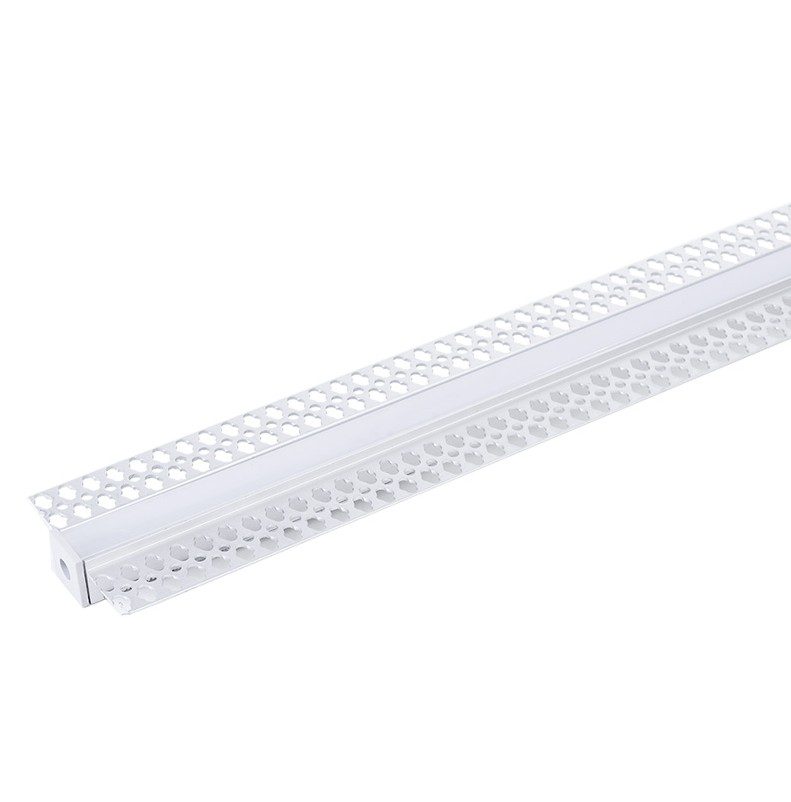 Optonica Profilo in Alluminio Per Striscia LED Grigia Integrato L=2m