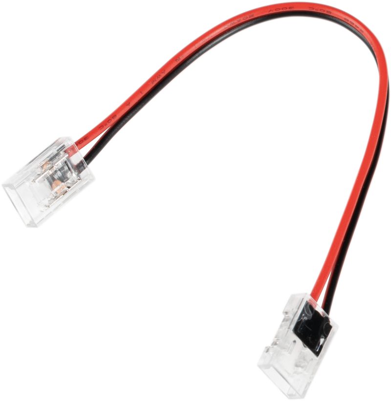 Optonica Two End Connector With Wire 8mm For COB Strip