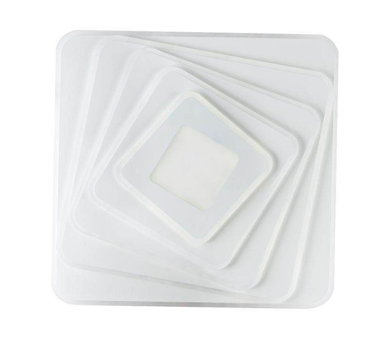 Optonica LED Ceiling Square 60x2W With Remote Control