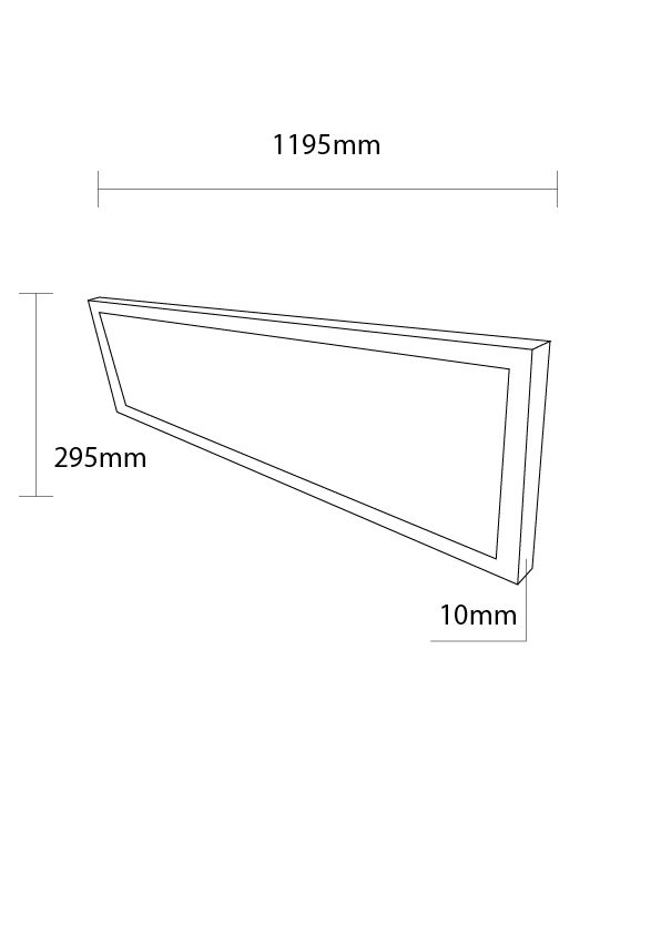 Optonica LED Panel 30x120 36W
