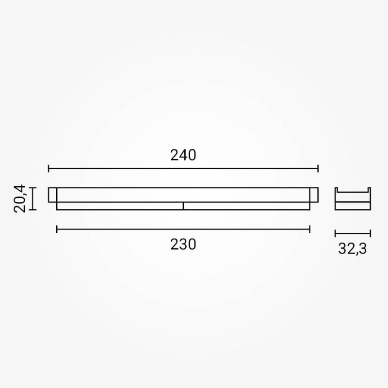 Optonica LED Mini Magnetic Track Light MM30 10W
