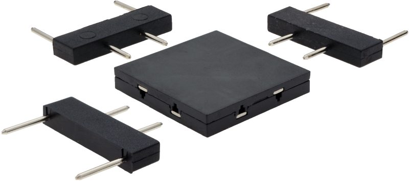 Optonica Black T-Connector