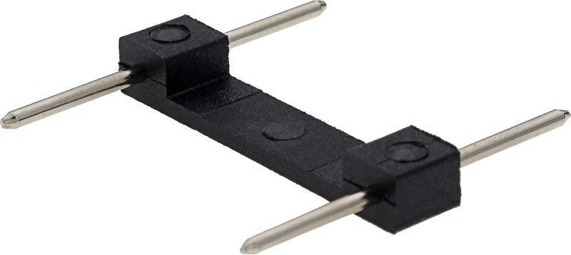 Optonica Black Straight Connector