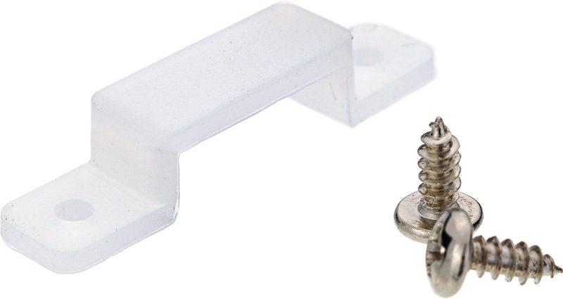 Optonica FIX CLIP WITH 2 SCREWS FOR IP67 WATERPROOF STRIP