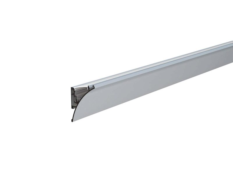Optonica Aluminium Profile for LED Strip Silver Body/White Cover L=2M