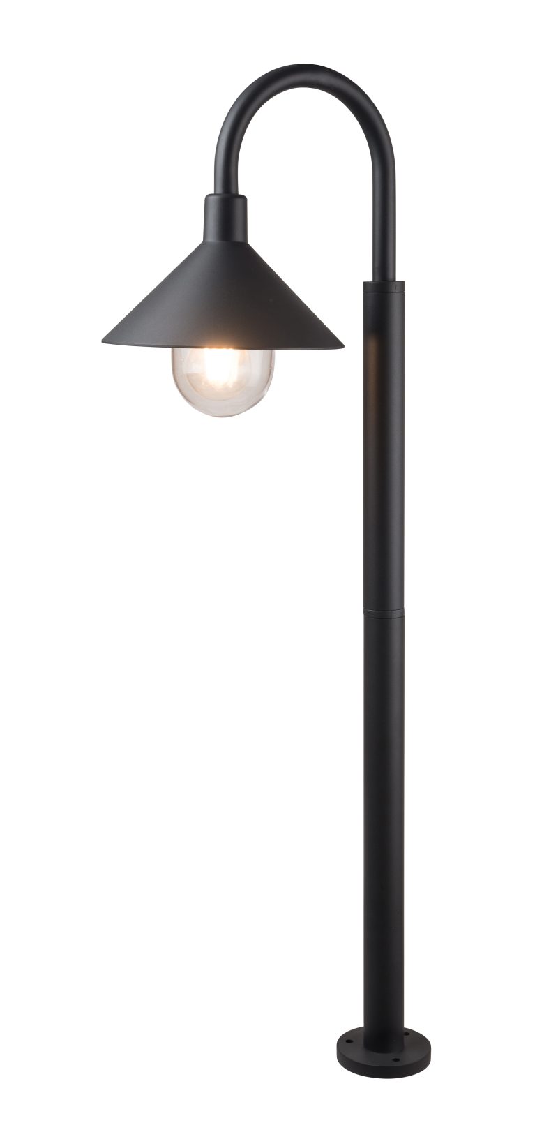 Optonica Applique in Alluminio IP44 1xE27 BLACK BODY