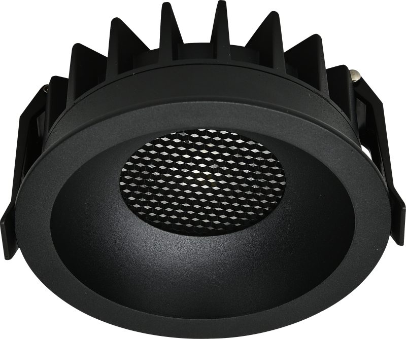 Optonica LED COB Downlight 10W CCT ROUND BLACK - BRIDGELUX