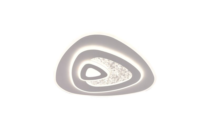 Optonica LED Deckenleuchte 88W Weißer Körper CCT + Fernbedienung