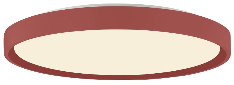 Optonica LED Ceiling Light 36W White/Red Velvet Body CCT