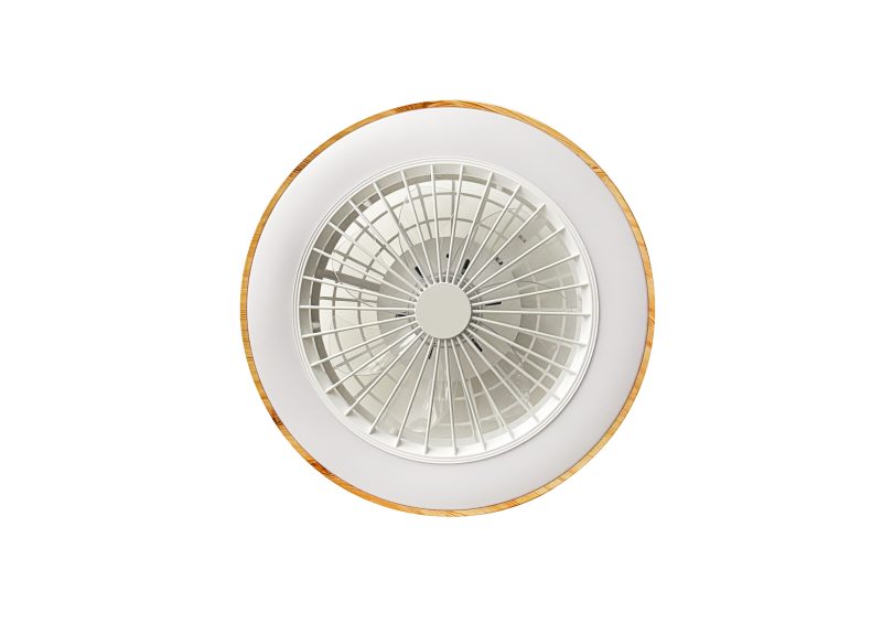 Optonica LED FAN Ceiling 36W/3CCT White/Wood Body + Remote Control