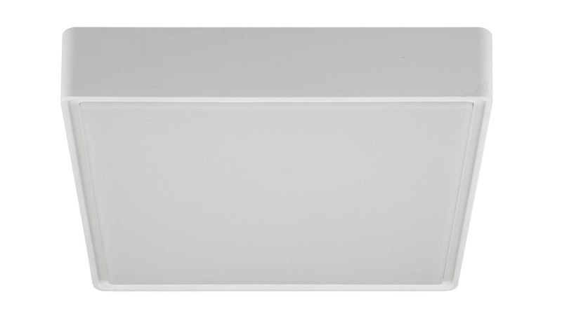 Fantasia Goa plafoniera e applique quadrata bianca IP65 16W