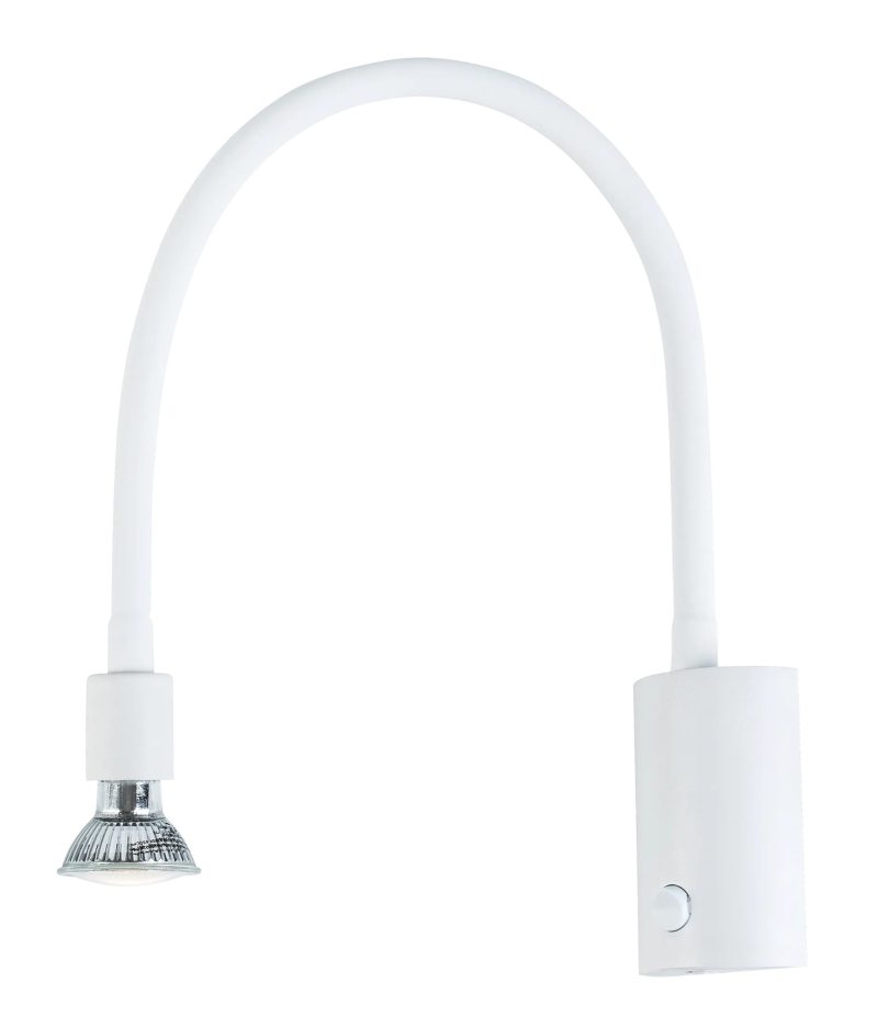 Fantasia Rune Flex wandlamp GU10 dimbaar flexibele arm wit mat