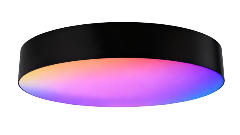 Optonica LED Ceiling Light 40W+RGB10W Black 3CCT-Memory + Remote Control