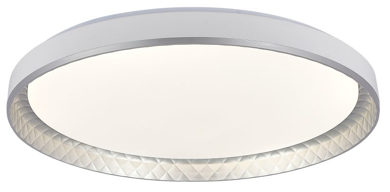 Optonica LED Ceiling Light Silver 36W 3CCT-Memory + Remote Control