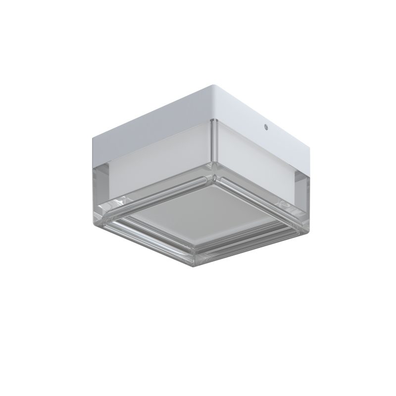 Optonica LED Outdoor Ceiling Light Square White 9W 3CCT IP65