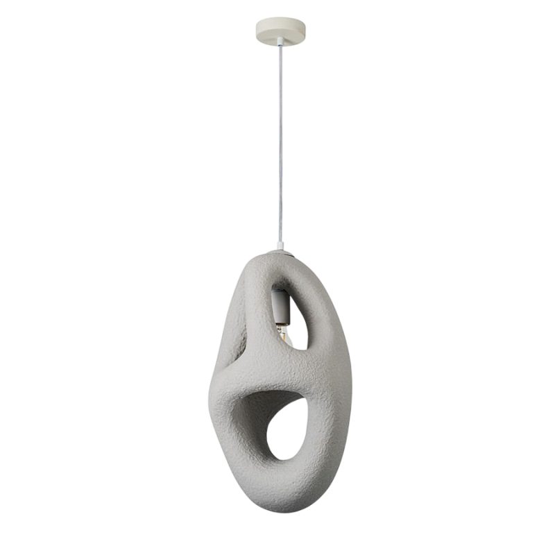 Optonica LED Pendant Lamp E27 White/Grey