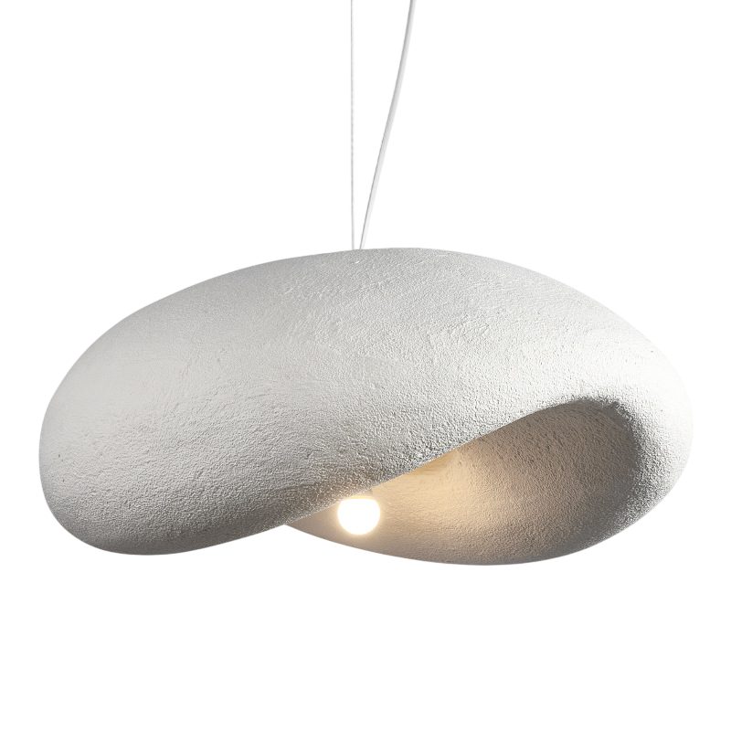 Optonica LED Pendelleuchte E27 Weiß/Grau