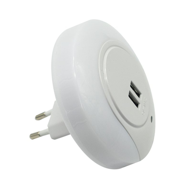 Optonica Kids Toy Light Sensor Night Lamp AUTO-ON/OFF 2xUSB 0.5W