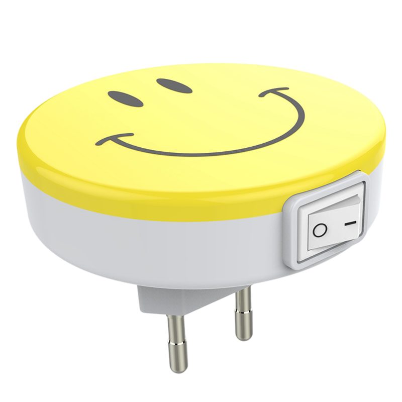 Optonica Kids Toy Light Night Lamp EMOJI-SMILE 0.5W ON/OFF SWITCH