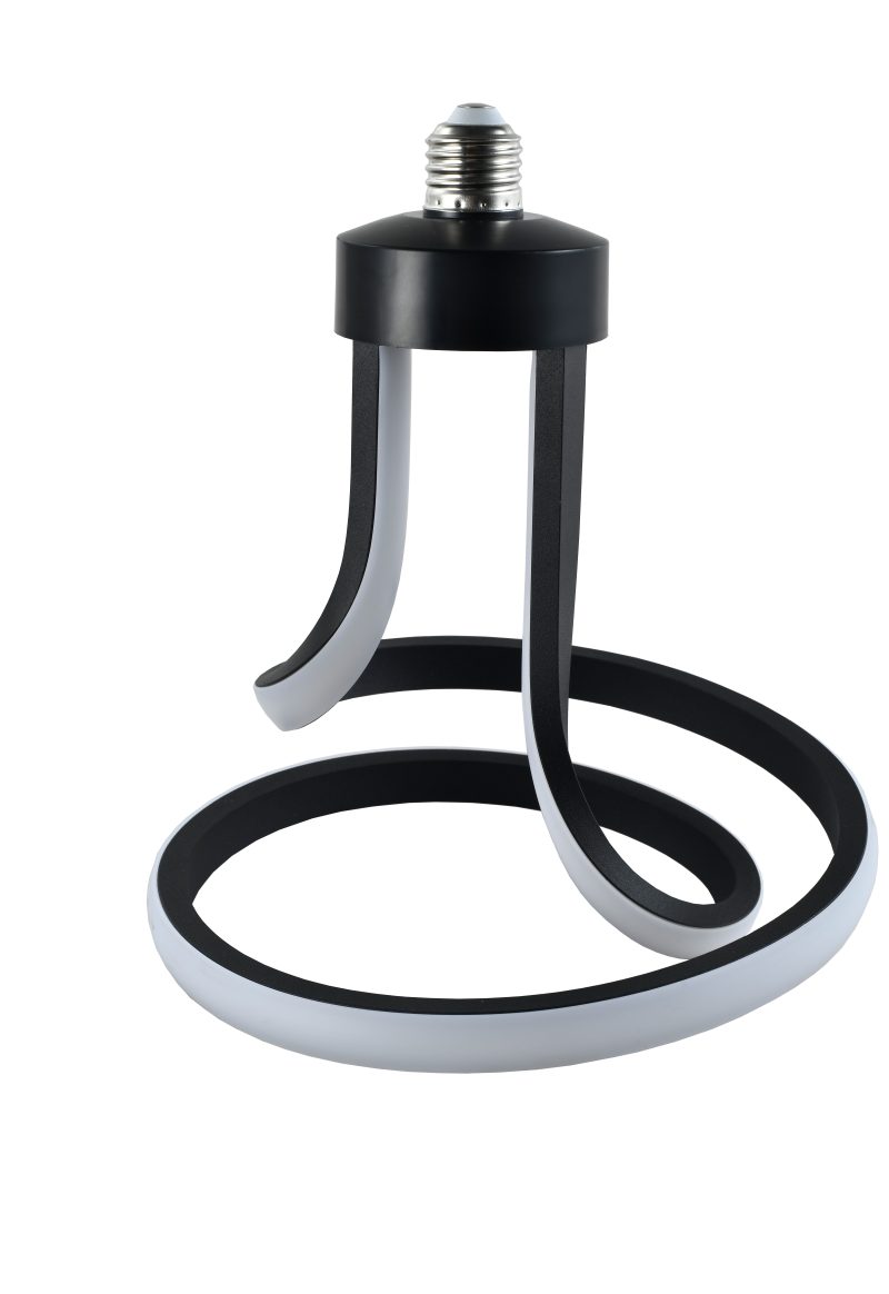 Optonica LED Pendelleuchte 12W 3CCT Schwarzes Gehäuse