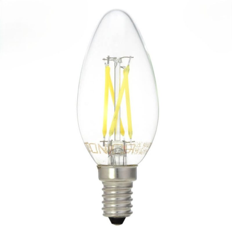 Optonica LED Filament Candle Bulb C35 E14 Dimmable