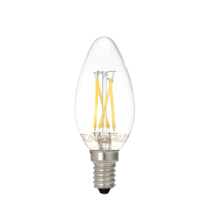Optonica LED Filament Candle Bulb C35 E14