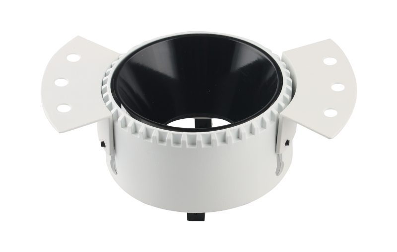 Optonica Spotlight Fixture Aluminium White