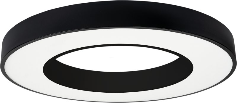 Optonica LED Ceiling Light Round Shape Black Body