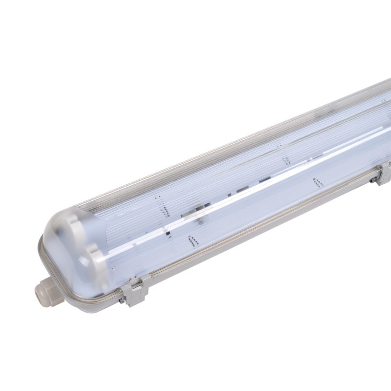 Optonica Double T8 Tube Fixture For One Side Power